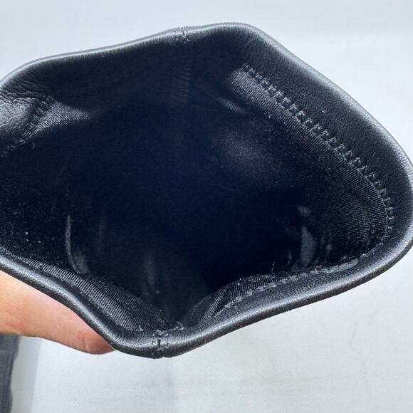 CHANEL Lambskin Leather Knee High  Cap Toe Riding Boots (box + dustbag) - Picture 12 of 16